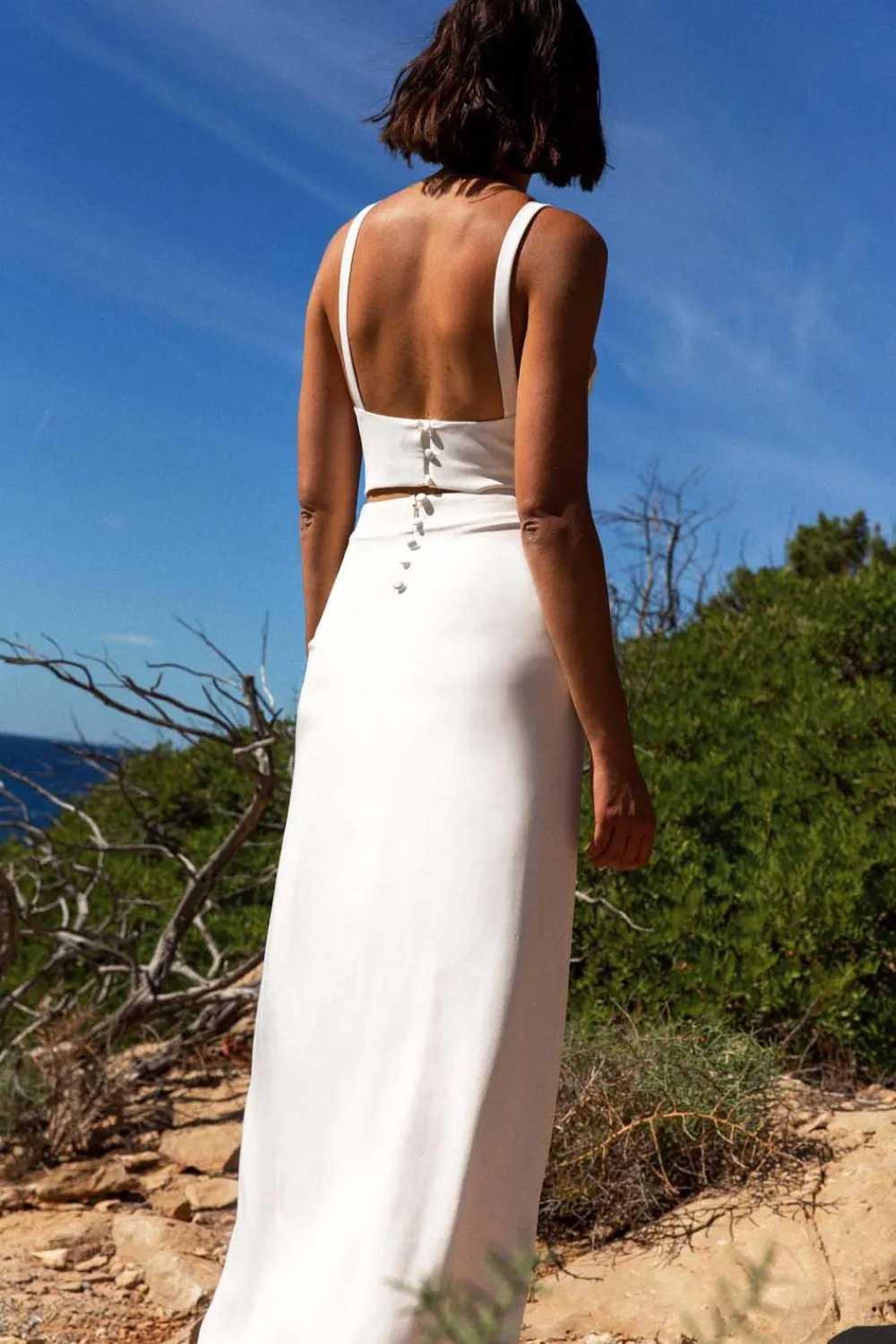 Online Haut Marine blanc Hauts