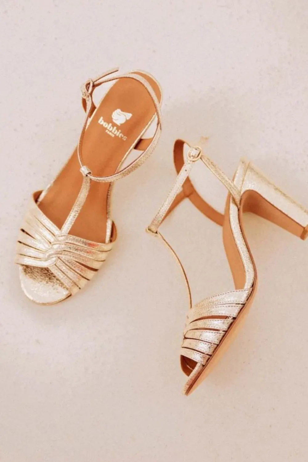 Online Sandales Daisy or champagne Chaussures