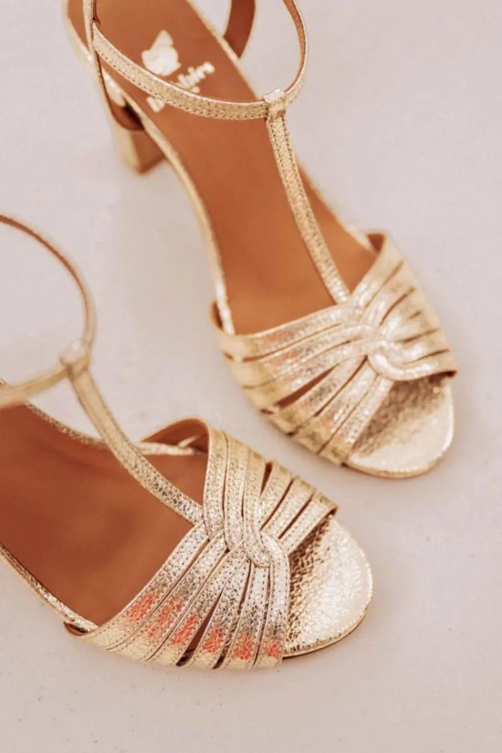 Online Sandales Daisy or champagne Chaussures